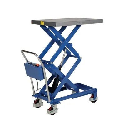 Vestil CART-400-D-LA Steel Linear Elevating Double Scissor Cart