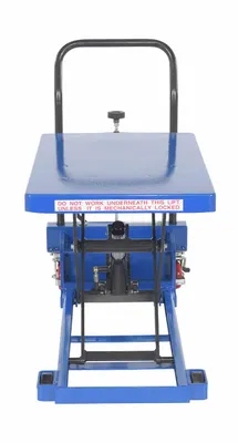 Vestil CART-400-LP-AS shown from an alternate angle