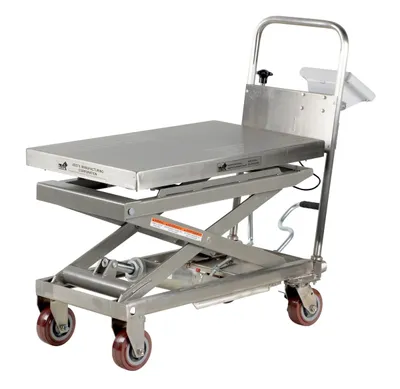 Vestil CART-500-SCL-PSS shown from an alternate angle
