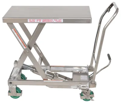 Vestil CART-500-SS3 shown from an alternate angle