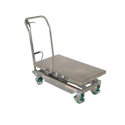 Vestil CART-600-D-SS2 304 Stainless Steel Double Scissor Cart
