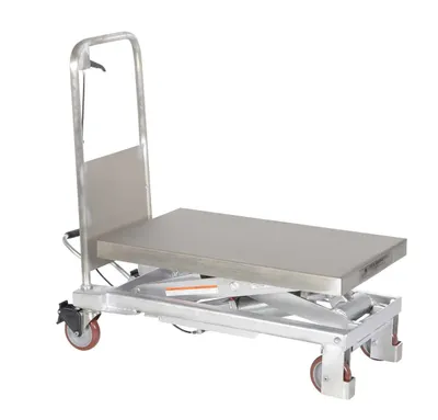 Vestil CART-750-PSS Partially Stainless Steel Hydraulic Elevating Cart