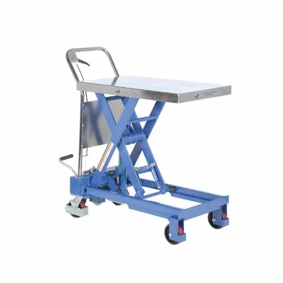 Vestil CART-750-TS Steel Single Scissor Hydraulic Elevating Cart