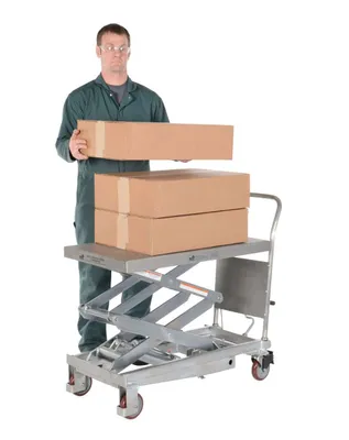 Vestil CART-800-D-PSS shown from an alternate angle