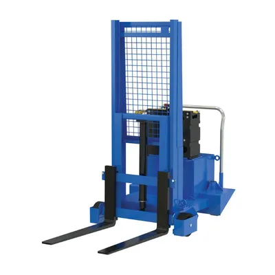 Vestil CB-PMPS-10-50-AIR pallet stacker shown from an alternate angle