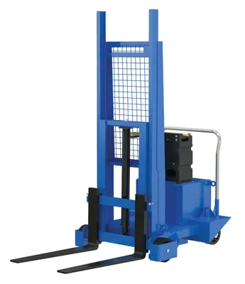 Vestil CB-PMPS-10-60-AIR pallet stacker shown from an alternate angle