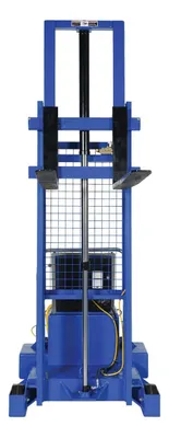 Vestil CB-PMPS-10-60-DC pallet stacker shown from an alternate angle