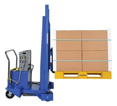 Vestil CB-PMPS-10-60-DC pallet stacker shown from an alternate angle