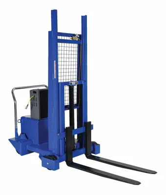 Vestil CB-PMPS-10-60-DC pallet stacker shown from an alternate angle
