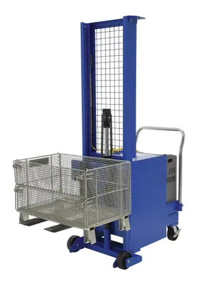 Vestil CBS-56-1-AC pallet stacker shown from an alternate angle