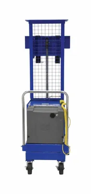 Vestil CBS-56-1-DC pallet stacker shown from an alternate angle