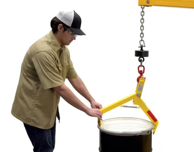 Vestil CHDL-2025 drum handling equipment shown from an alternate angle