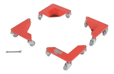 Vestil CMD-A-200-4PK Aluminum Corner Mover Dolly