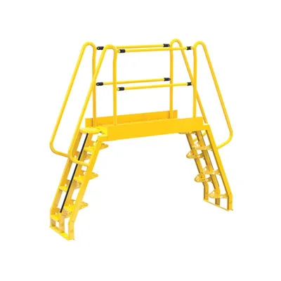 Vestil COLA-4-68-56 Steel Alternating Crossover Ladder