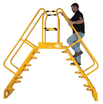 Vestil COLA-5-56-20 Steel Alternating Crossover Ladder 3