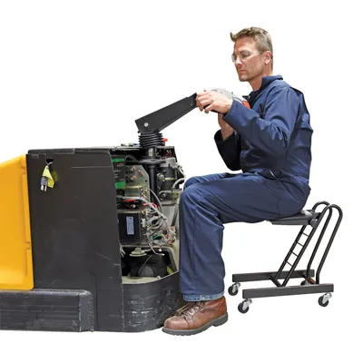 Vestil CPRO-100 facilities maintenance shown from an alternate angle