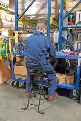 Vestil CPRO-600 facilities maintenance shown from an alternate angle