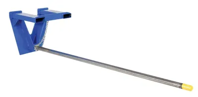 Vestil CRF-108 Steel Fork Mounted Rug Ram Boom 1