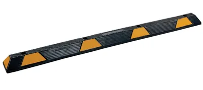 Vestil CS-33-BL wheel stop shown from an alternate angle