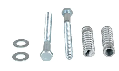 Vestil CS-33-KIT-2 wheel stop shown from an alternate angle