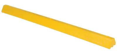 Vestil CS-S72-Y Recycled Plastic Car Stop 2