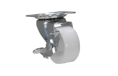 Vestil CST-B23-2X1PP-SWB caster wheel shown from an alternate angle