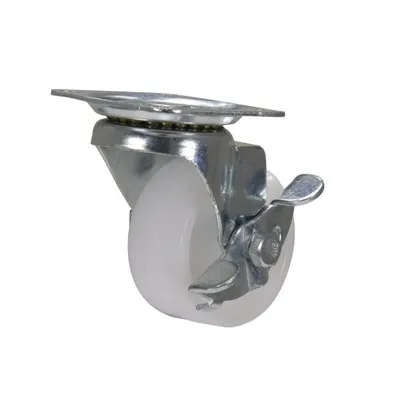 Vestil CST-B23-2X1PP-SWB Polypropylene Swivel With Brake Caster