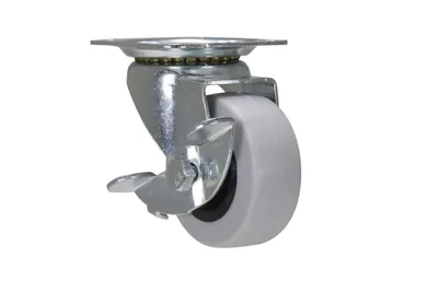 Vestil CST-B23-2X1TPR-SWB caster wheel shown from an alternate angle