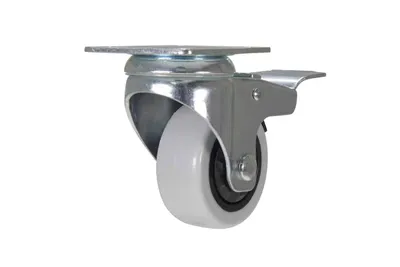 Vestil CST-B28-3X1PP-SWTB Polypropylene Swivel With Total Brake Caster