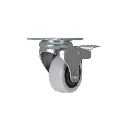 Vestil CST-B28-3X1PP-SWTB Polypropylene Swivel With Total Brake Caster