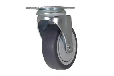 Vestil CST-B28-4X1TPR-S Thermoplastic Rubber Swivel Caster