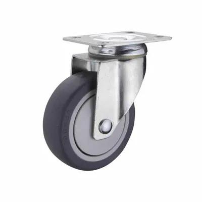 Vestil CST-B28-5X1TPR-S Thermoplastic Rubber Swivel Caster