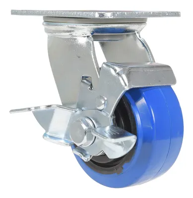 Vestil CST-BB-4X2ER-SWB caster wheel shown from an alternate angle