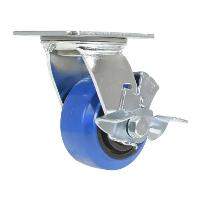 Vestil CST-BB-4X2ER-SWB caster wheel shown from an alternate angle