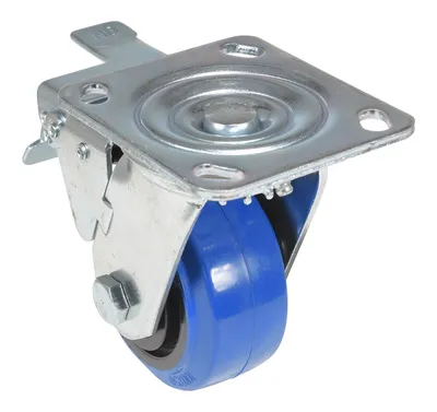 Vestil CST-BB-4X2ER-SWTB caster wheel shown from an alternate angle