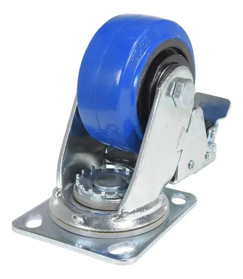 Vestil CST-BB-4X2ER-SWTB caster wheel shown from an alternate angle