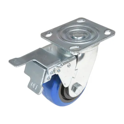 Vestil CST-BB-4X2ER-SWTB caster wheel shown from an alternate angle