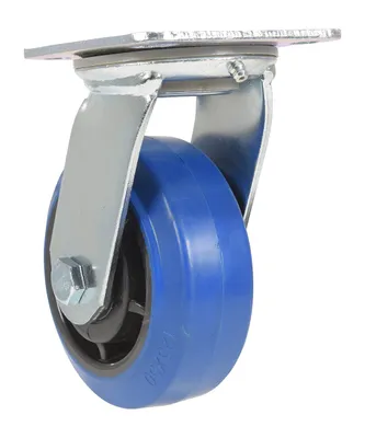 Vestil CST-BB-5X2ER-S caster wheel shown from an alternate angle