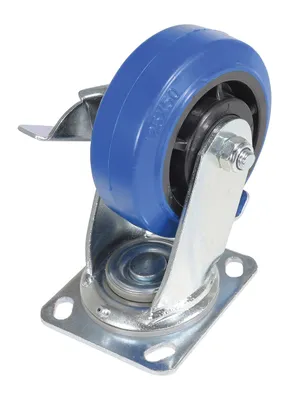 Vestil CST-BB-5X2ER-SWB caster wheel shown from an alternate angle