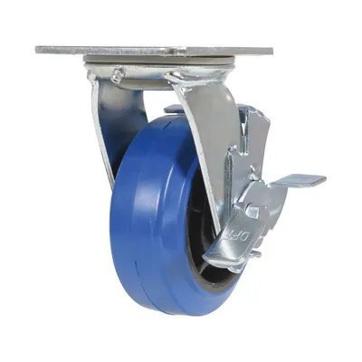 Vestil CST-BB-5X2ER-SWB caster wheel shown from an alternate angle