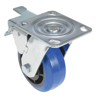 Vestil CST-BB-5X2ER-SWTB caster wheel shown from an alternate angle