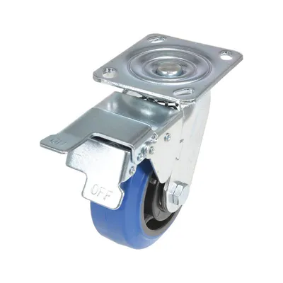 Vestil CST-BB-5X2ER-SWTB caster wheel shown from an alternate angle