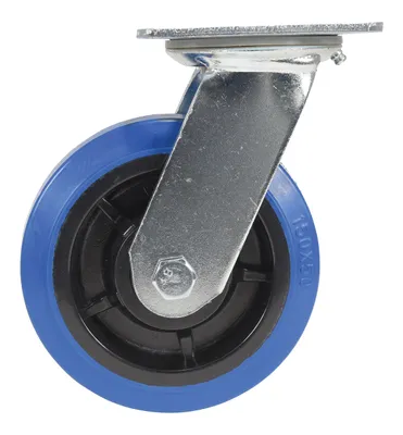 Vestil CST-BB-6X2ER-S caster wheel shown from an alternate angle