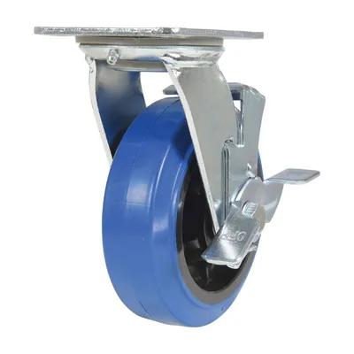 Vestil CST-BB-6X2ER-SWB caster wheel shown from an alternate angle
