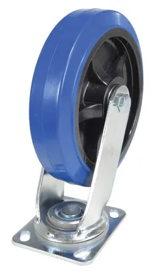Vestil CST-BB-8X2ER-S caster wheel shown from an alternate angle