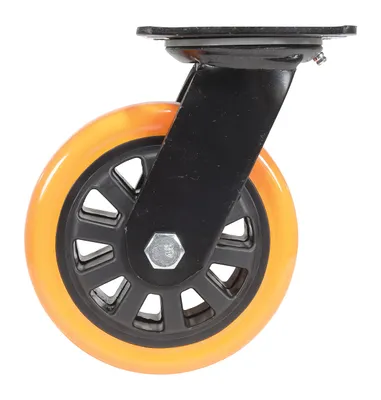 Vestil CST-BN-6X2PUP-S caster wheel shown from an alternate angle