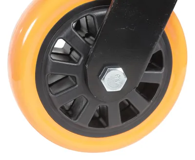 Vestil CST-BN-6X2PUP-S caster wheel shown from an alternate angle