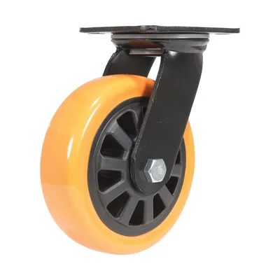 Vestil CST-BN-6X2PUP-S caster wheel shown from an alternate angle