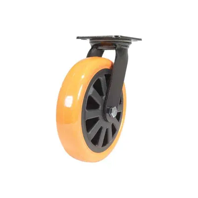Vestil CST-BN-8X2PUP-SWB Polyurethane Swivel With Brake Caster