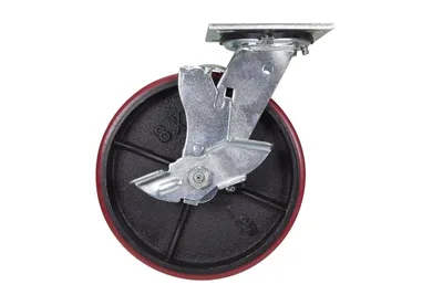 Vestil CST-C44-8X2PU-SWB Polyurethane Swivel With Brake Caster 3